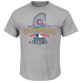 Majestic Pánské Tričko Chicago Cubs 2016 World Series Champions Locker Room Velikost: S