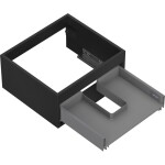 MEXEN - Box-A skříňka pro umyvadlo 50, 1 šuplík, černá mat 91AX0-0500-235-1-71