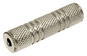 OEM Audio spojka Jack 3,5mm (F) - Jack 3,5mm (F) stříbrná / Audio redukce (11.92.4412)