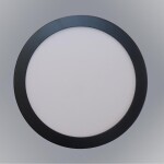 LED podhledové svítidlo RING 6W 4200K KULATÝ ČERNÝ