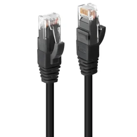 Lindy U/UTP Cat6 černá / Síťový kabel / 1 m / RJ-45 / LSZH (45432)