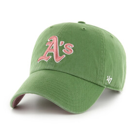 47 Brand Pánská kšiltovka Oakland Athletics MLB Double Under '47 CLEAN UP Fatigue Green