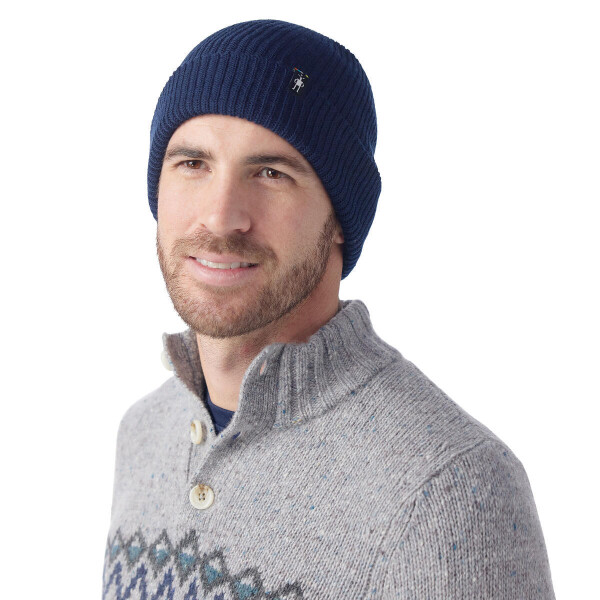 Unisex merino čepice SMARTWOOL SMARTWOOL Beanie, Deep Navy univerzální