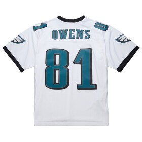 Mitchell & Ness Pánský dres Philadelphia Eagles NFL Terrell Owens #81 2004 Legacy Throwback - Bílá Velikost: XL