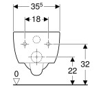 GEBERIT - iCon Závěsné WC, 355x530 mm, s KeraTect, bílá 204000600