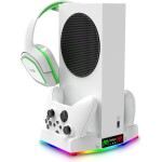 IPega XBS011S Multifunkční Nabíjecí RGB Stojan s Chlazením pro Xbox Series S + 2ks Baterií (57983115495)