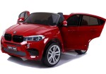 Mamido Elektrické autíčko BMW X6 M dvoumístné XXL lakované červené