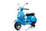 Mamido Dětský elektrický skútr Vespa PX150 12V modrý