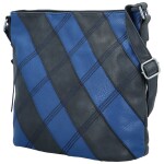 Trendy dámská koženková crossbody kabelka Argiris, modrá