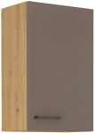 Horní skříňka Bolonia 45 G-72 1F Barva korpusu: Dub artisan, Barva dvířek: Truffle Grey