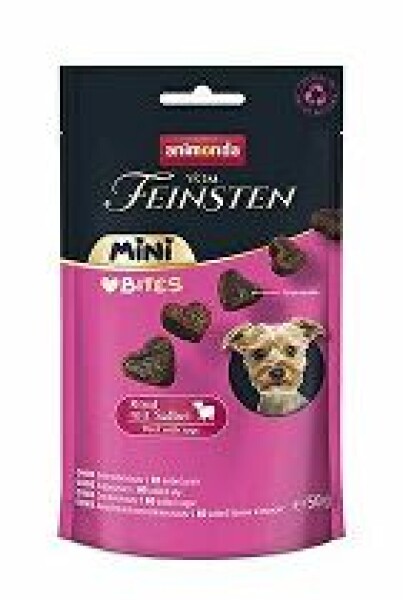 Animonda pes VF poch. Mini Bites hovězí/šalvěj 50g
