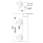 PAFFONI - West Sprchový set s baterií, chrom WS168DCR