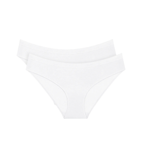Dámské kalhotky Sense of Modal Tai 2P - WHITE - bílé 0003 - TRIUMPH WHITE XS