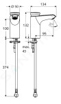 SCHELL - Xeris SC Samouzavírací umyvadlová baterie HD-K small, pro 1 druh vody, chrom 021580699