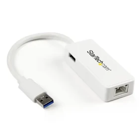 StarTech USB 3.0 adaptér NIC bílá / pro síťové připojení / RJ45 (USB31000SPTW)