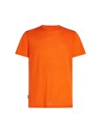 Pánské merino tričko s krátkým rukávem ICEBREAKER Mens 125 Cool-Lite Sphere III SS Tee, Blaze velikost: L