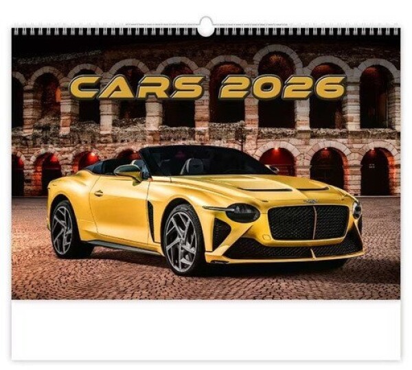 Kalendář nástěnný 2026 - Cars