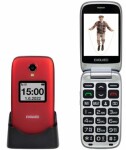 EVOLVEO EasyPhone FS + stojánek červená / 2.8" / 3MP / SOS / microSDHC (SGM EP-771-FSR)