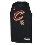 Dětský dres Cleveland Cavaliers NBA Donovan Mitchell #45 Statement Swingman Černá (YOUTH)