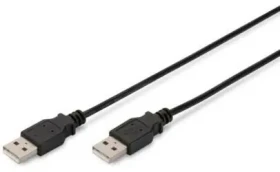 Digitus AK-300101-010-S černá / USB kabel / USB-A / 1 m (AK-300101-010-S)