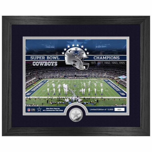 Obraz Dallas Cowboys NFL Team Stadium Silver Coin