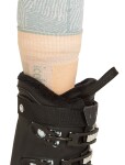 Dámské merino lyžařské ponožky ICEBREAKER Wmns Ski+ Light OTC, Sunstone/Moss/Feldspar velikost: 35-37 (S)