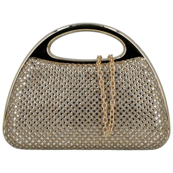 Luxusní dámská plesová kabelka Michelle Moon Selwix, zlatá