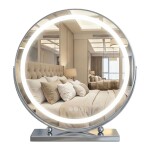 REA - Zrcadlo LED MAKE-UP Chrome 50 cm HOM-10910