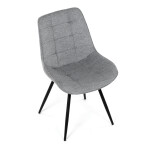 Jídelní židle, šedá, látka, HC-T1130 GREY2