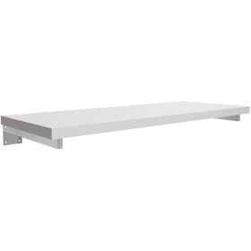 CERANO Deska pod umyvadlo Navira Pro + 2 skryté konzole - bílá matná - 70x46x3,6 cm