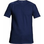 Triko TEESTA unisex navy s krátkým rukávem 100% bavlna S navy
