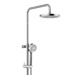 KLUDI - Logo Sprchový set Dual Shower System s baterií, 20 cm, chrom 6808505-00