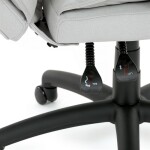 Kancelářské křeslo, synchronní mechanismus, stříbrná látka, KA-Y350 SIL