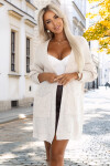 625-1 Cardigan - svetr s kapsami - béžová barva UNI