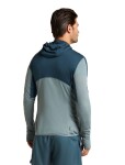 ICEBREAKER M 200 Realfleece Descender LS Zip Hoodie, Abyss/Blue Ash velikost: M