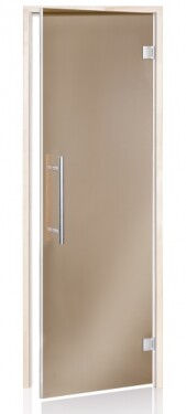 Dveře do sauny "A" Benelux 7x19 Bronze 690x1890 mm Olše CA719BRALBXL