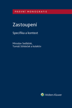 Zastoupení - Specifika a kontext - Miroslav Sedláček, Tomáš Střeleček - e-kniha