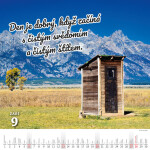 Nástěnný kalendář 2026 Helma - Kadibudky, 30 x 30 cm