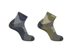 Salomon X Ultra Access Quarter ponožky gothic olive/grisaille vel. 42-44