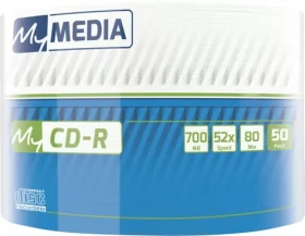 MyMedia CD-R 700MB / Optické médium / 52x / Spindl 50 ks (69201)