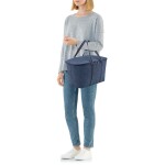 Chladící taška Reisenthel Coolerbag Herringbone dark blue