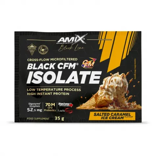 Amix Black Line Black CFM Isolate 35 g salted caramel ice cream (17464)