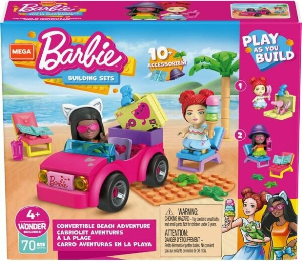 Mega Construx Barbie oblíbená místa - Mattel Mega Construct
