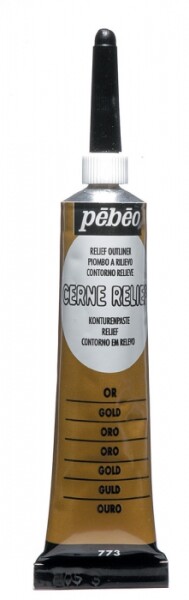 Pébéo Cerne Relief kontura 20 ml - zlatá