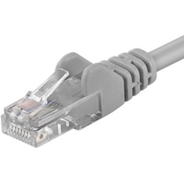 PremiumCord UTP CAT6 10m šedá / Patch kabel / RJ45-RJ45 (sp6utp10)