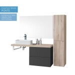 Mereo Umyvadlo na desku i zavěšení s přepadem, 500x420x125 mm, keramické - pro zaslání balíkem UC504212P