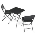 Zahradní set 1+2, plast, šedá, AZS-L2161 GREY