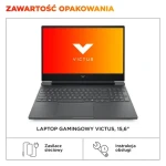 HP Victus 15-fb3231nw stříbrná / Notebook / 15.6" FHD 144Hz / AMD Ryzen 7 7445HS / 16GB / 512GB SSD / RTX 4050 6GB (C2EX9EA)