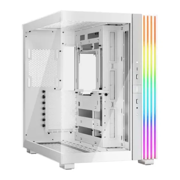 Be quiet! Light Base 600 DX ARGB bílá / ATX / 2x USB-A / 1x USB-C / bez zdroje / průhledná bočnice (BGW66)