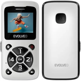 EVOLVEO EasyPhone ID bílá / 1.7" / SOS / microSDHC (EP-400-IDW)